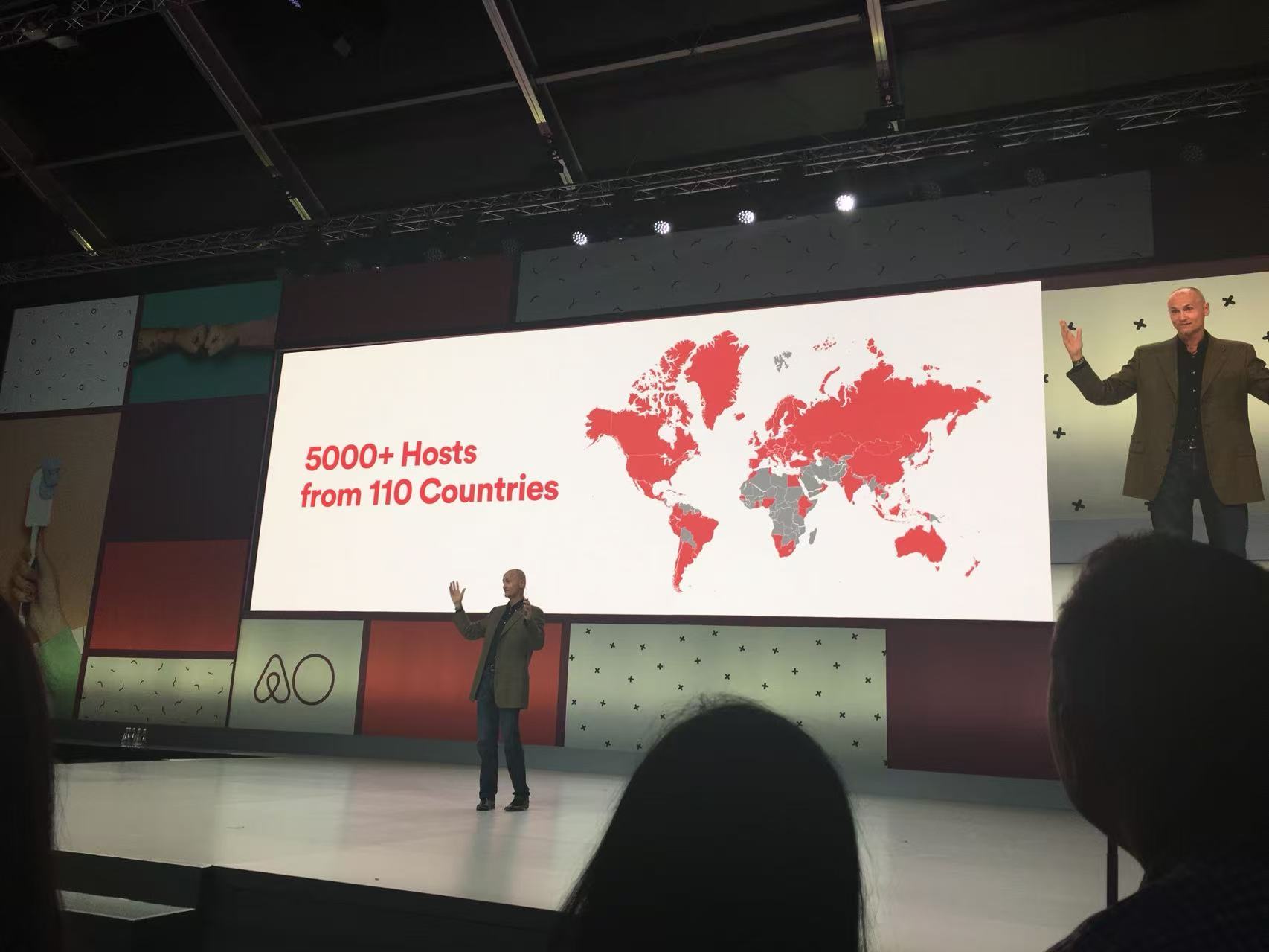Nancy speaking at Airbnb Open in Paris in 2015