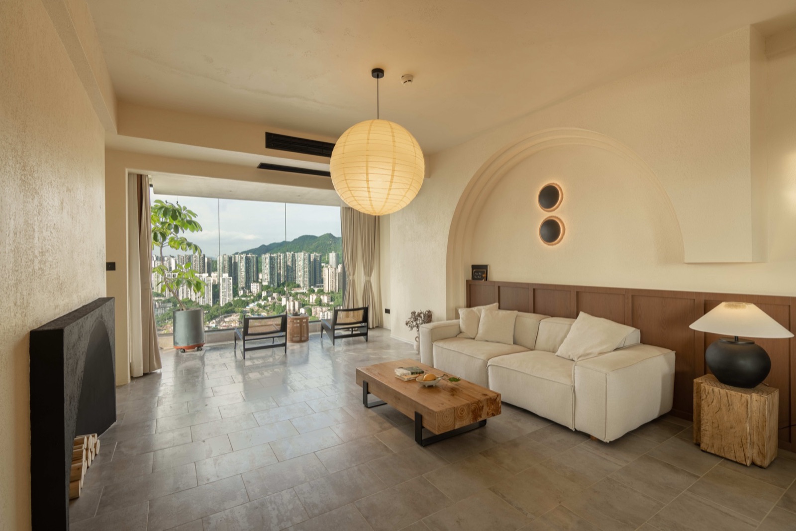 Jiangyu boutique river-view suite living room